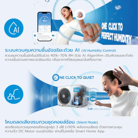 แอร์ผนัง MIDEA CHIONE SERIES 9000 บีทียู อินเวอร์เตอร์ (ไม่รวมติดตั้ง)_6